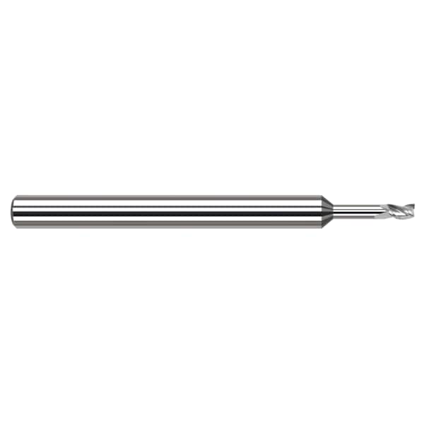 Miniature End Mill - 4 Flute - Square, 0.0930" (3/32), Finish - Machining: Uncoated